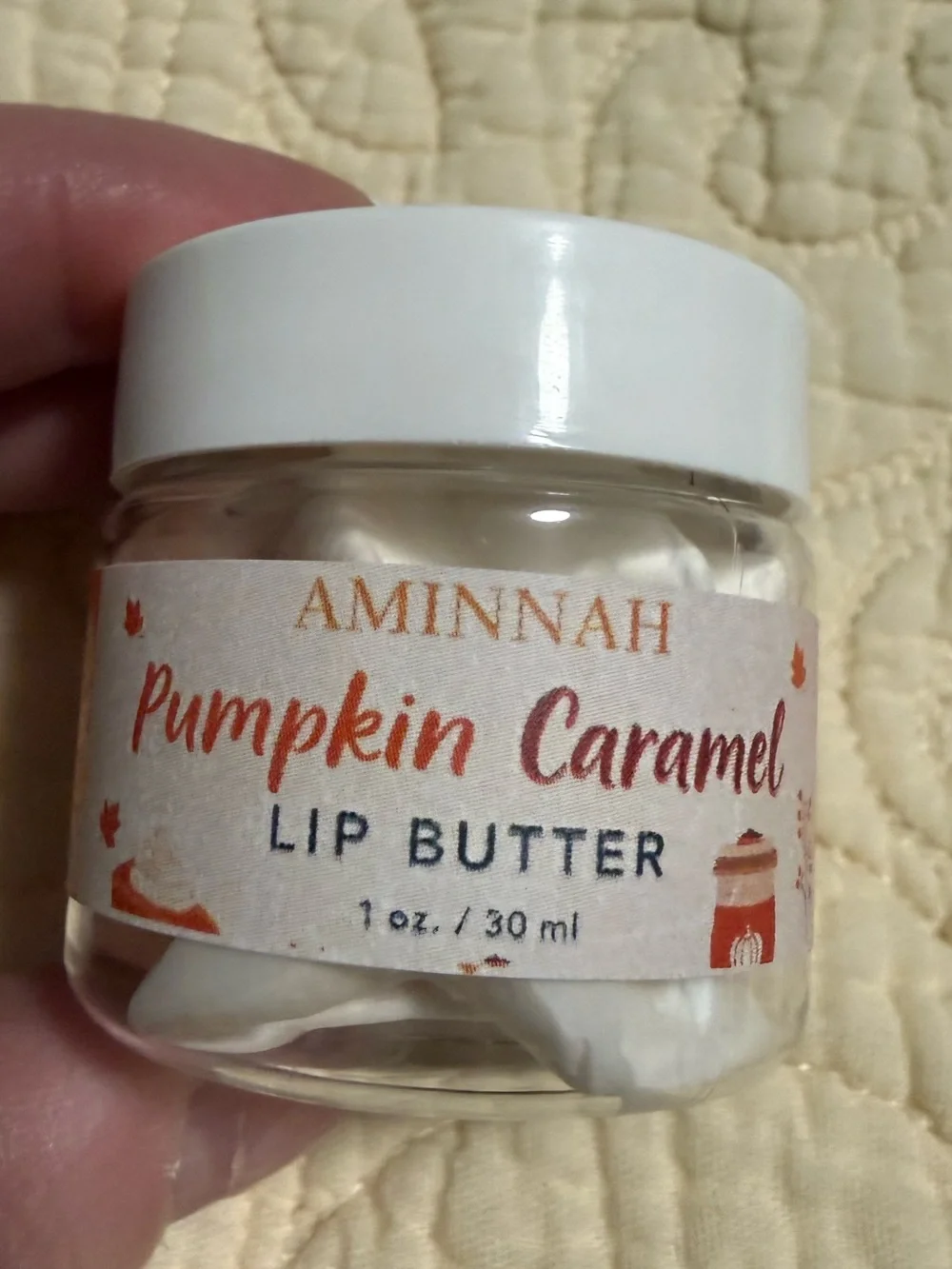 Aminnah “Pumpkin Caramel” Lip Butter! 🎃